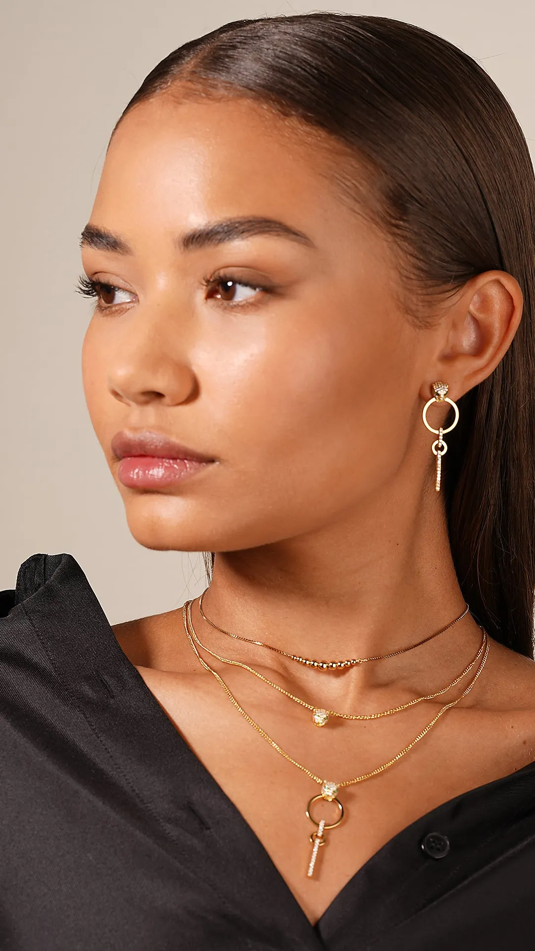 Maumau Pendant Necklace 18K Gold Vermeil