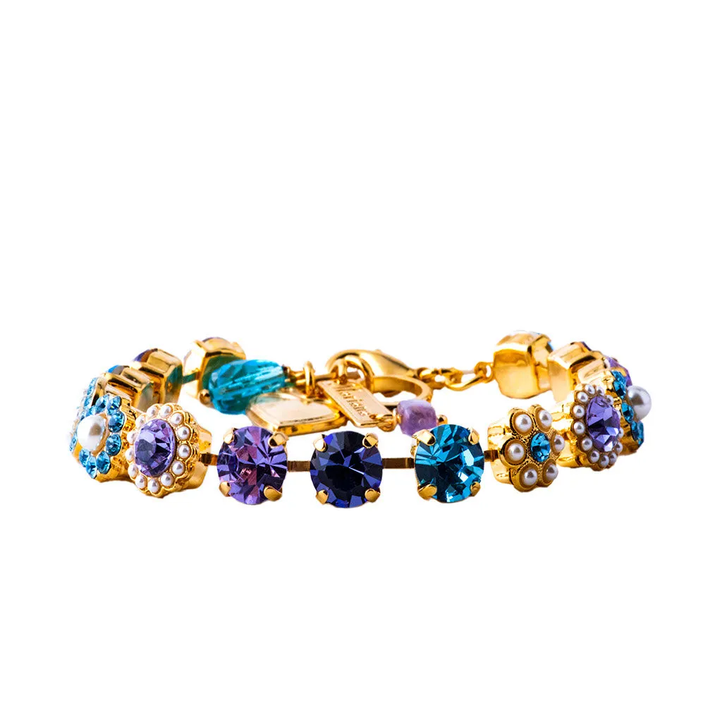 Medium Rosette Bracelet in "Blue Moon" *Preorder*