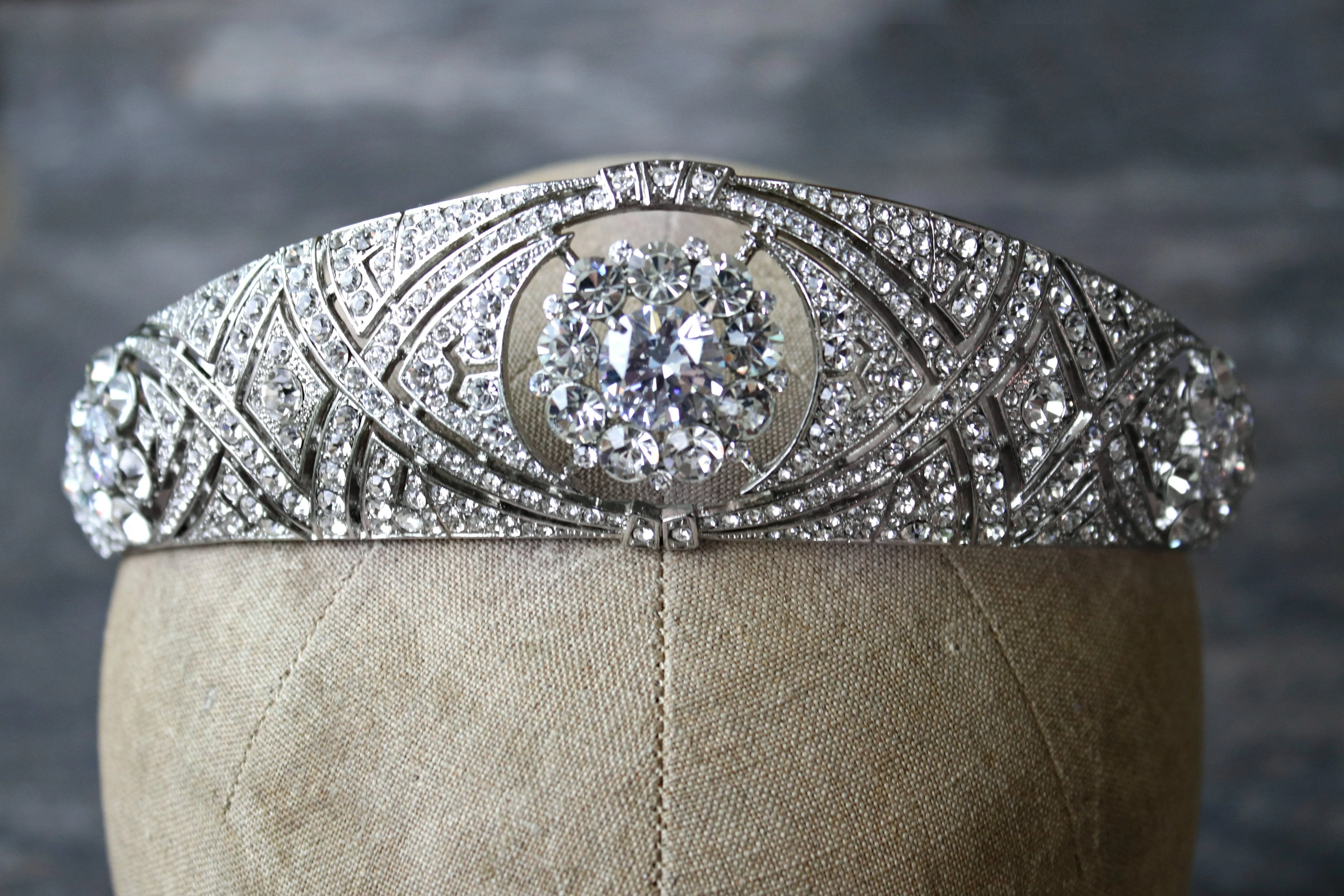 MEGHAN Pearled Bridal Tiara