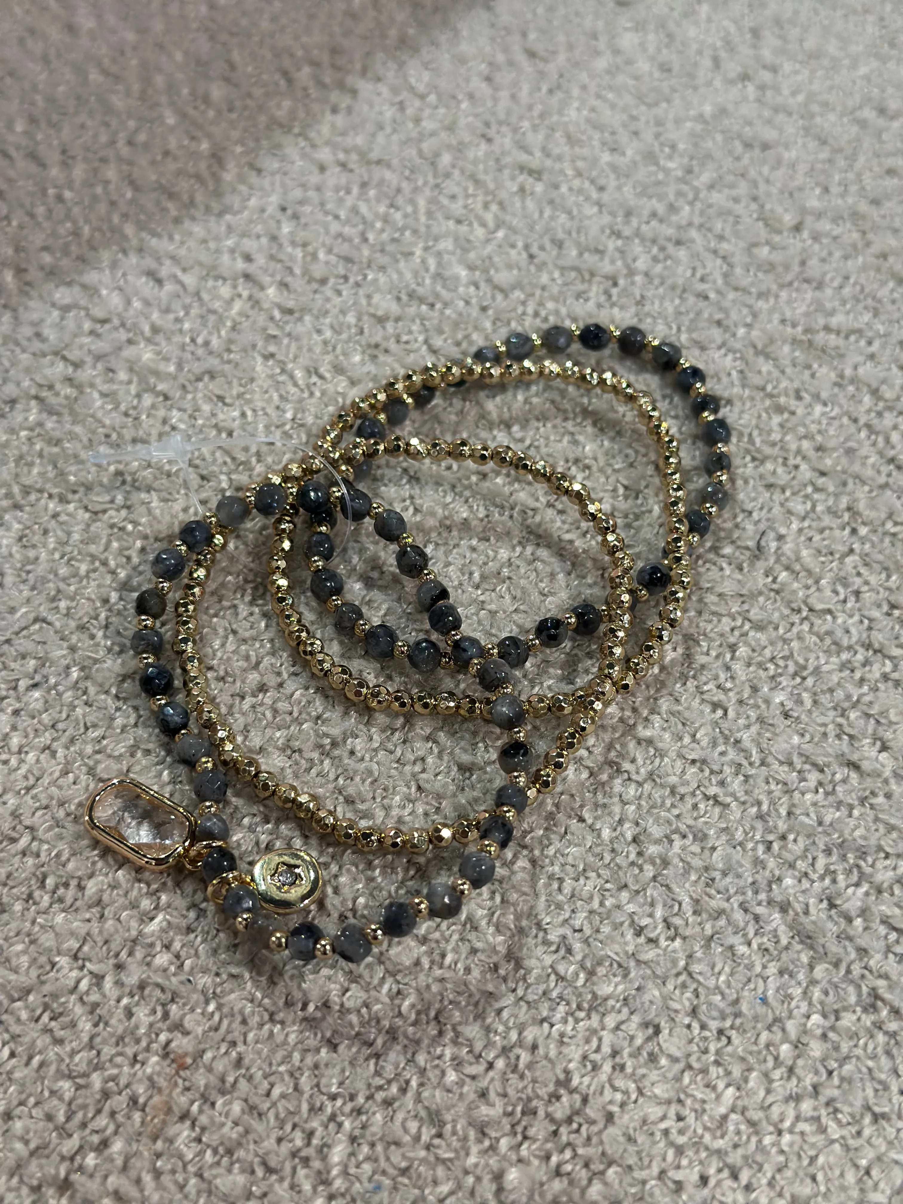Midnight Luxe Stacked Bracelet Set