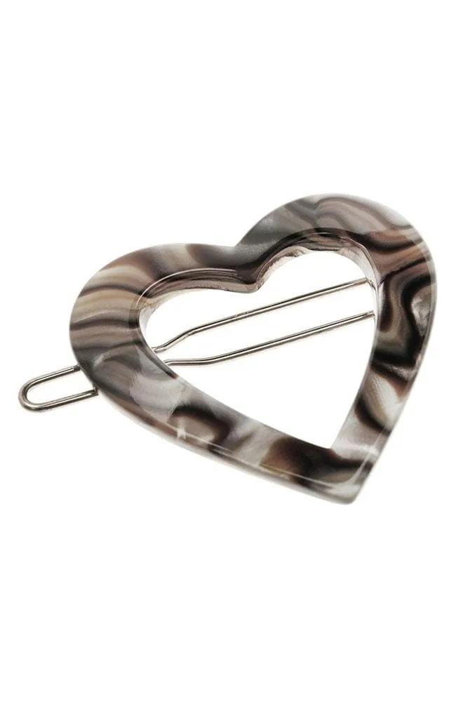 Mini Heart Tige Boule Barrette - Classic