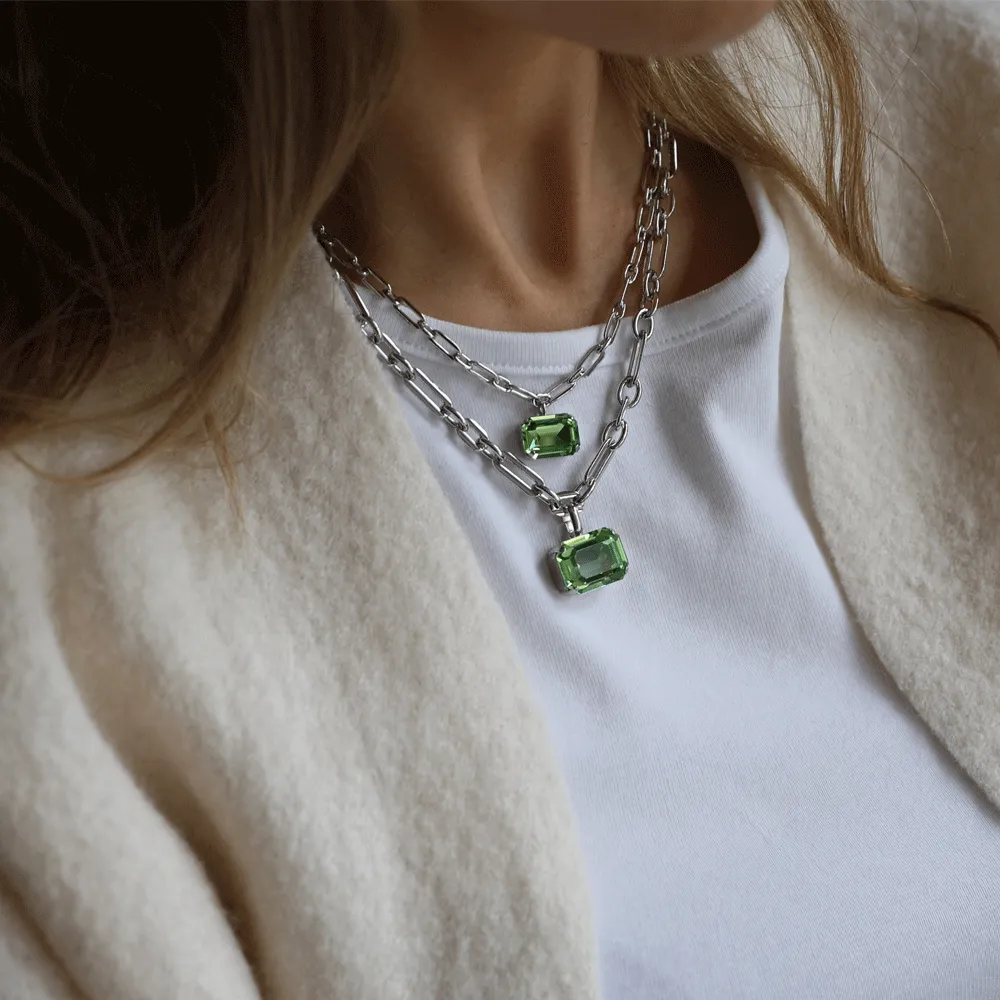 Mini Lydia Necklace / Peridot