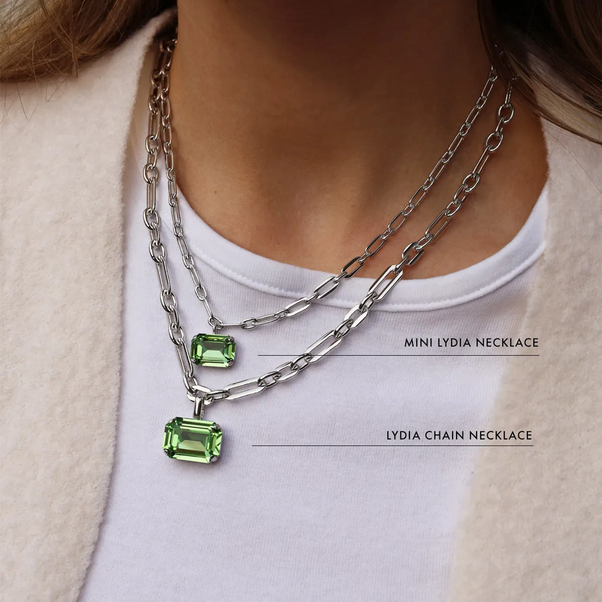 Mini Lydia Necklace / Peridot