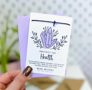 Mini Wishes - Amethyst For Health