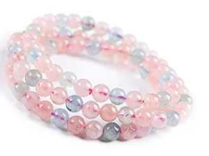 Morganite Bracelet 6-7mm Round