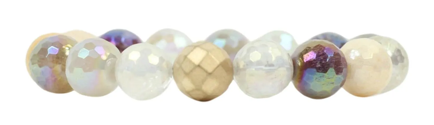 Multi Agate Stretch Bracelet
