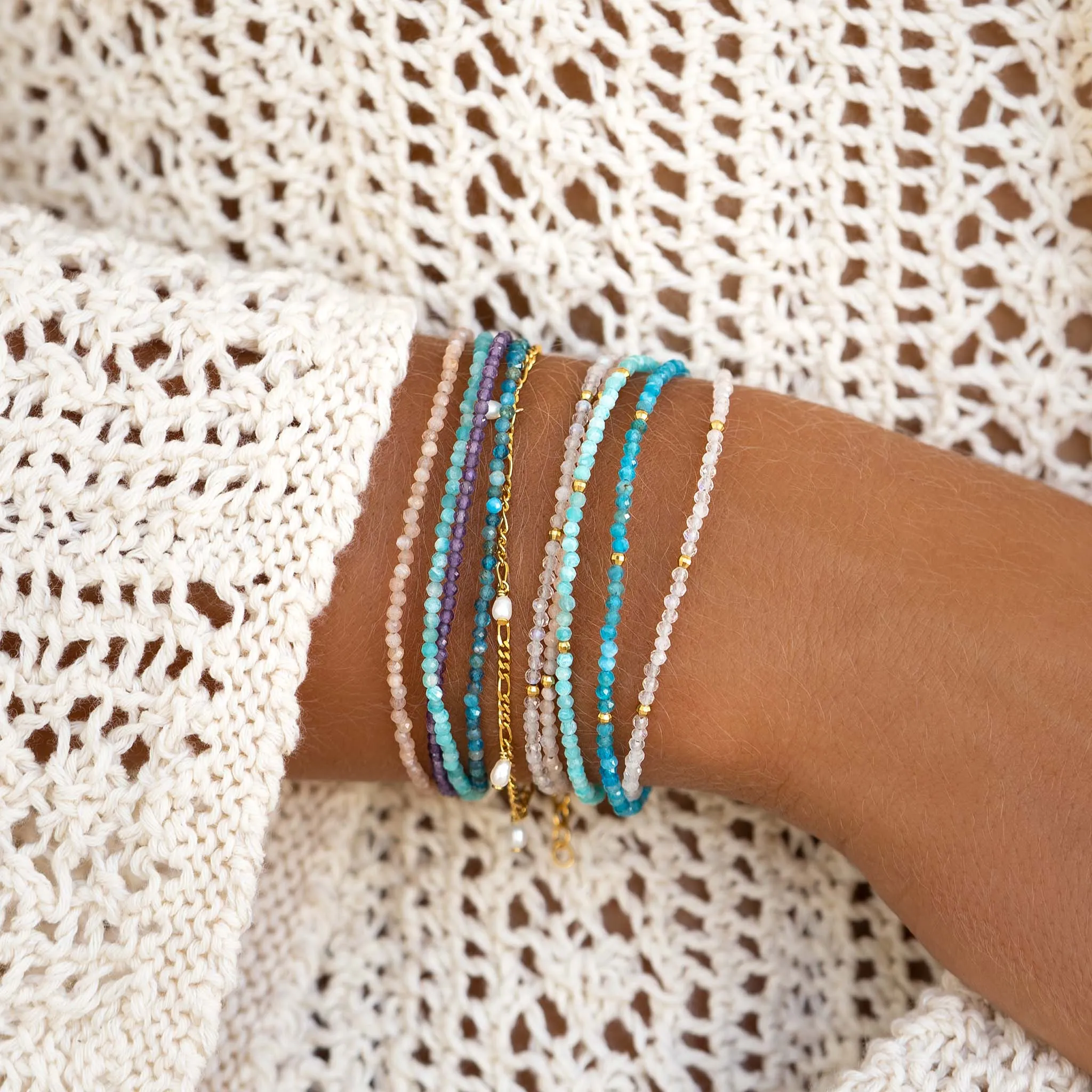 Multi Strand Beaded Bracelet
