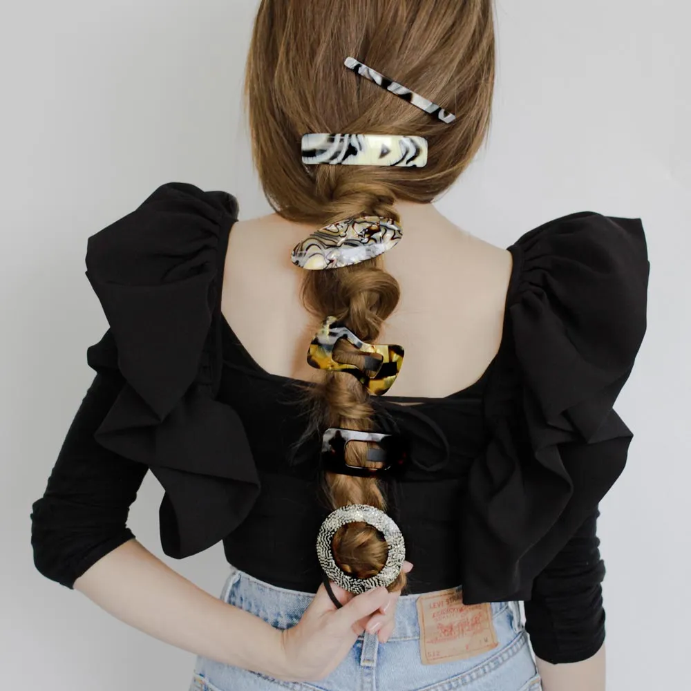 Narrow Bar French Hair Barrette