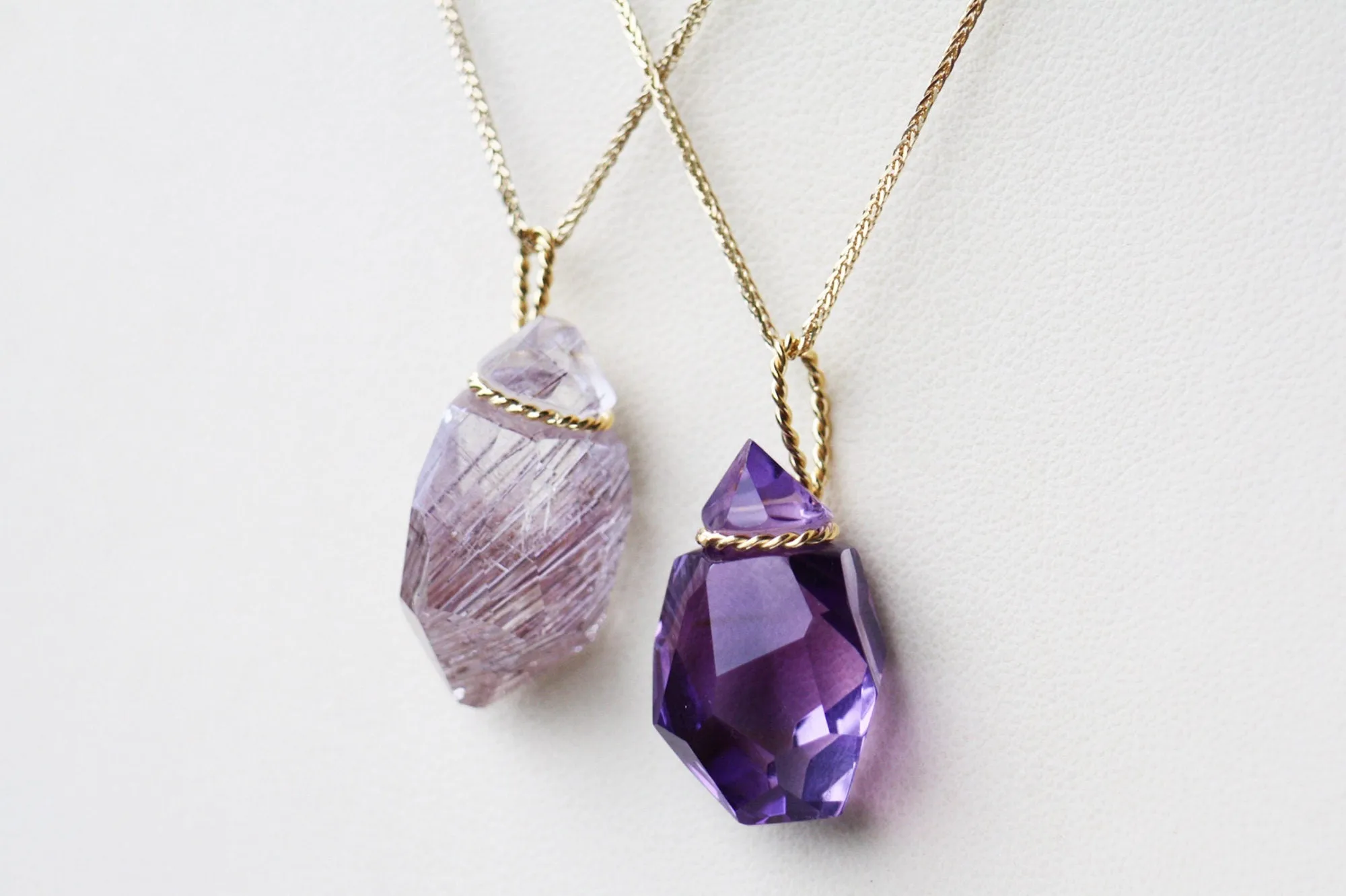 Natural Quartz Crystal Necklace for women