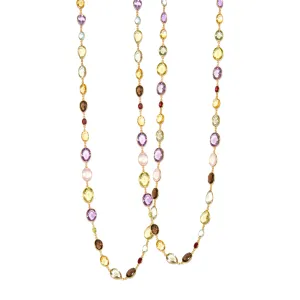 Necklace - Large Multi Gemstone