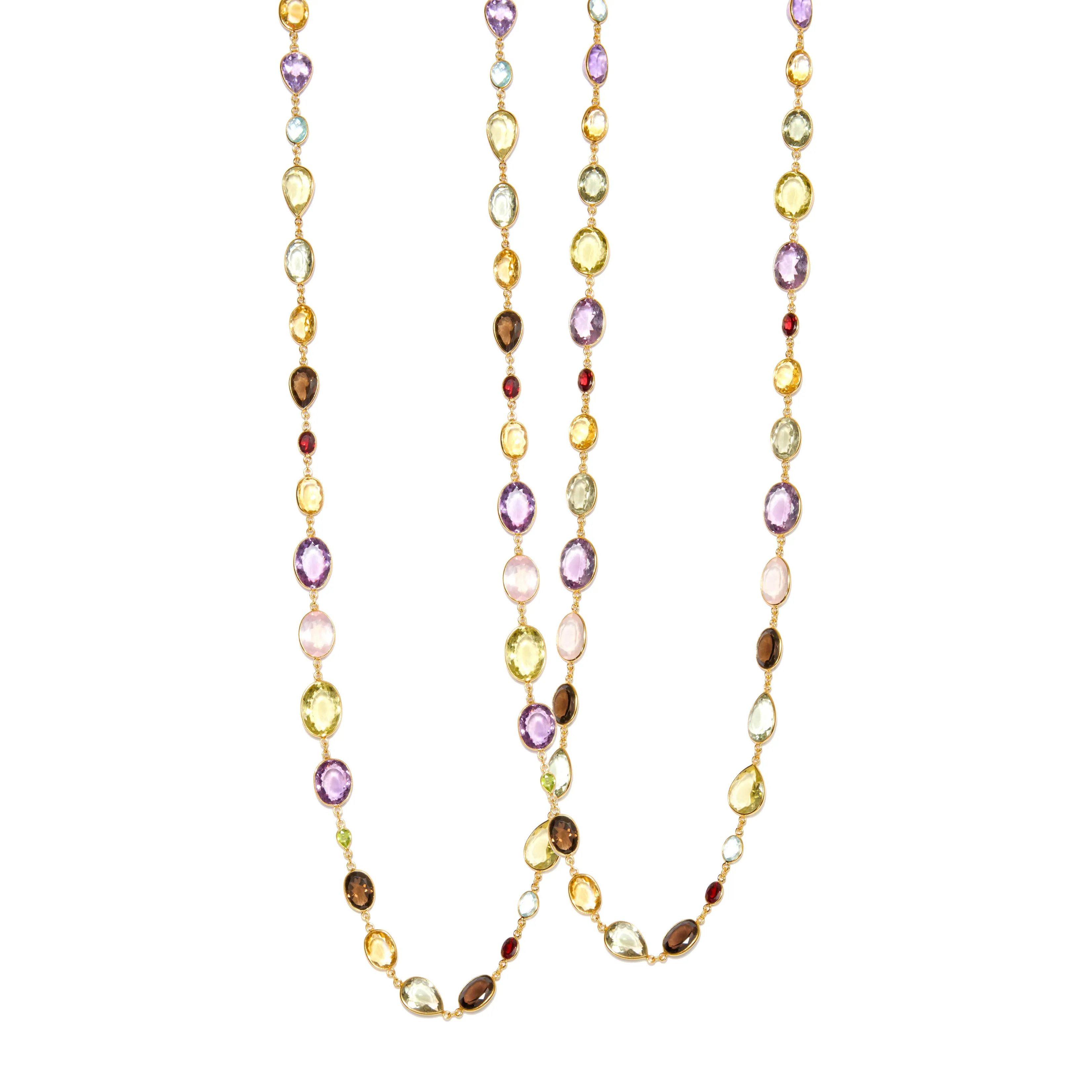 Necklace - Large Multi Gemstone