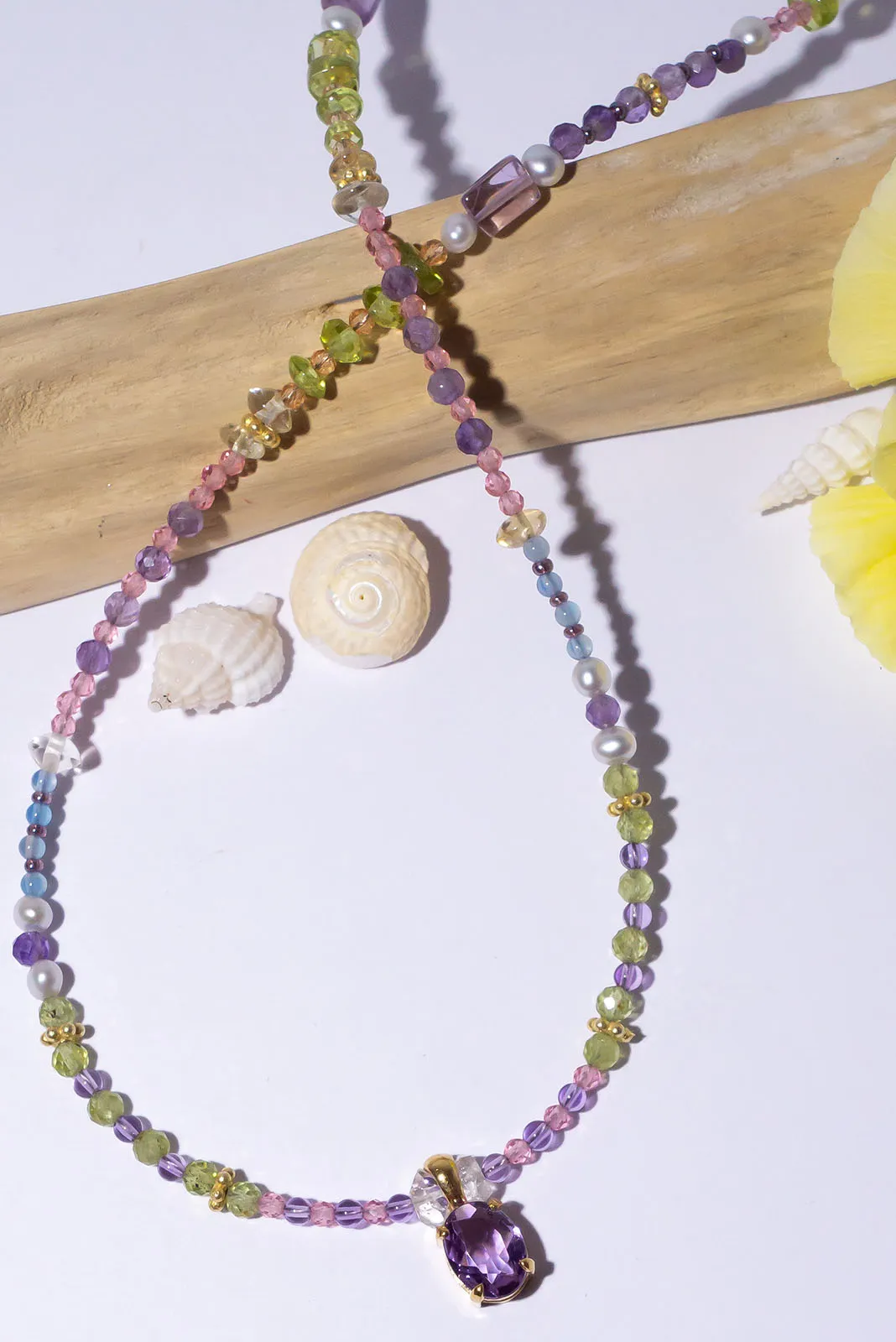 Necklace Luna Lights Amethyst Gemmy