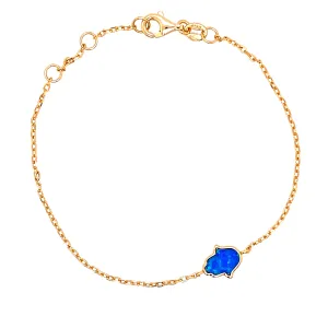 Opal Hamsa Bracelet