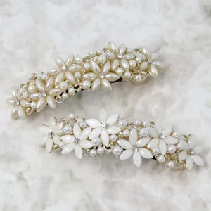 Pearly Wedding Hair Barrette