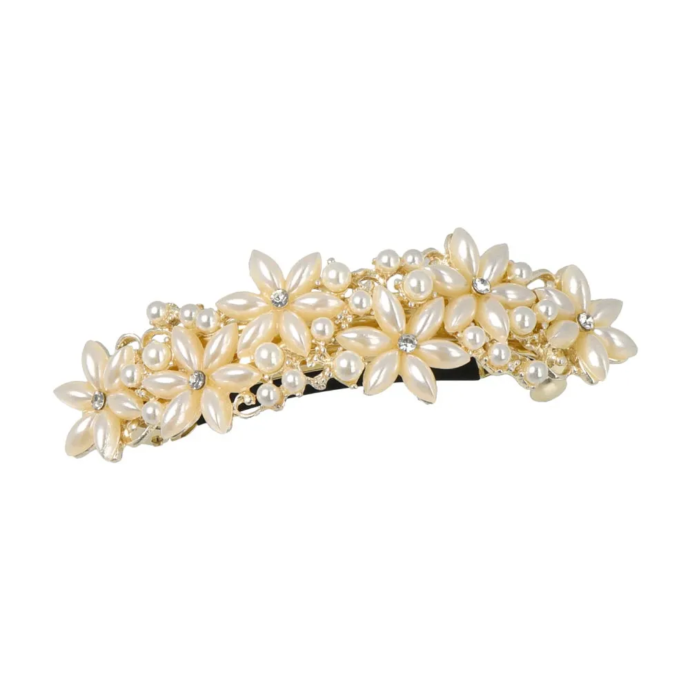 Pearly Wedding Hair Barrette