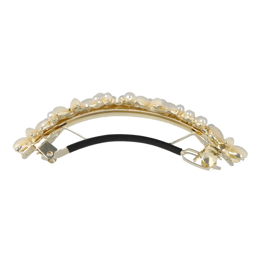 Pearly Wedding Hair Barrette
