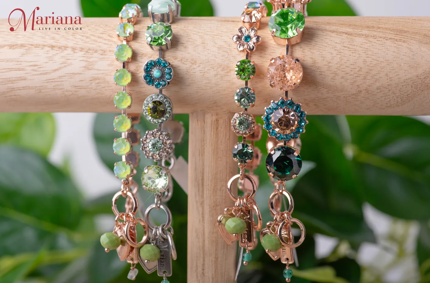 Petite Flower Necklace in "Ivy Villa" *Custom*
