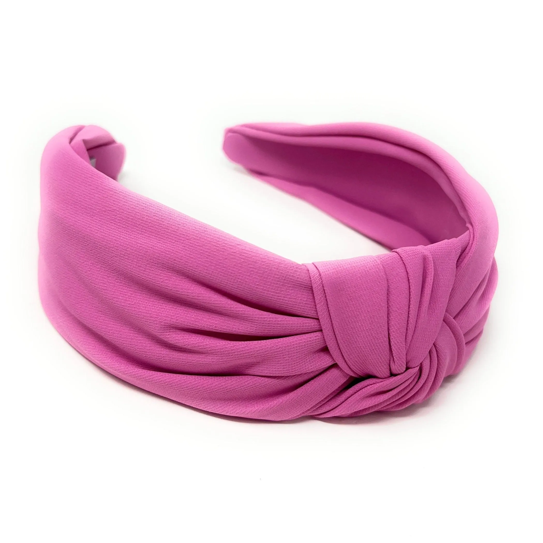 Pink Wide Knotted Headband