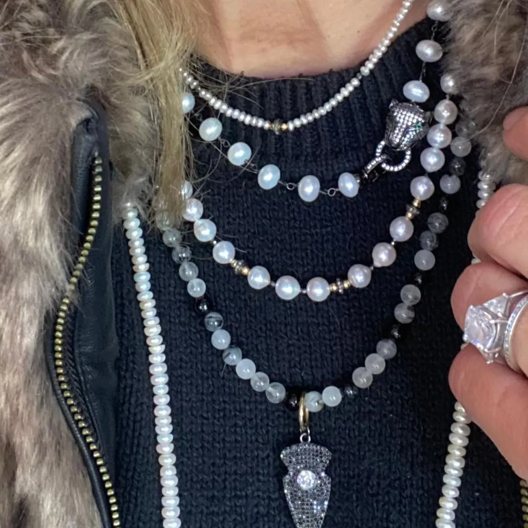 Quartz Necklace - Domino