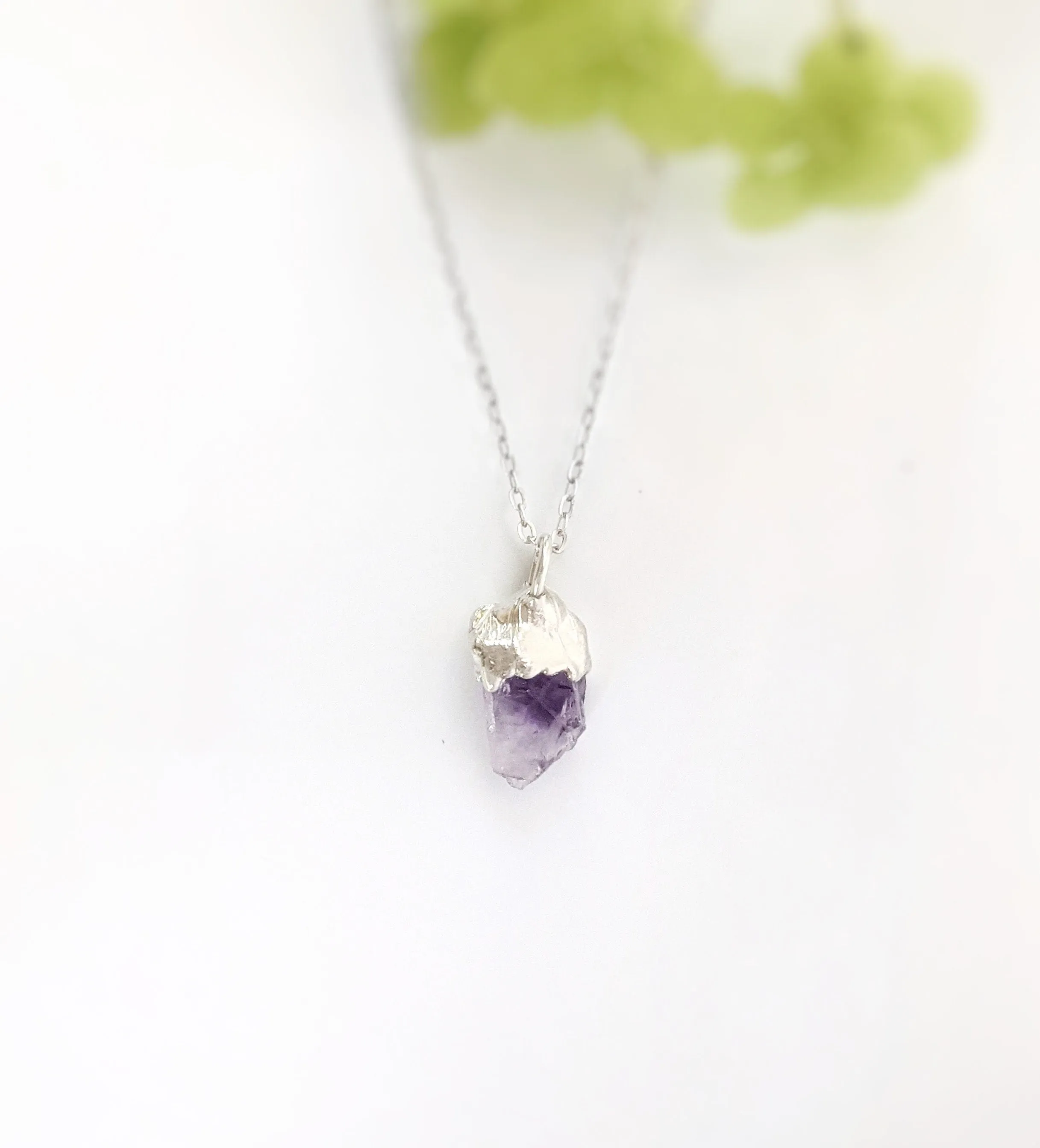 Raw Crystal & Gemstone Necklaces