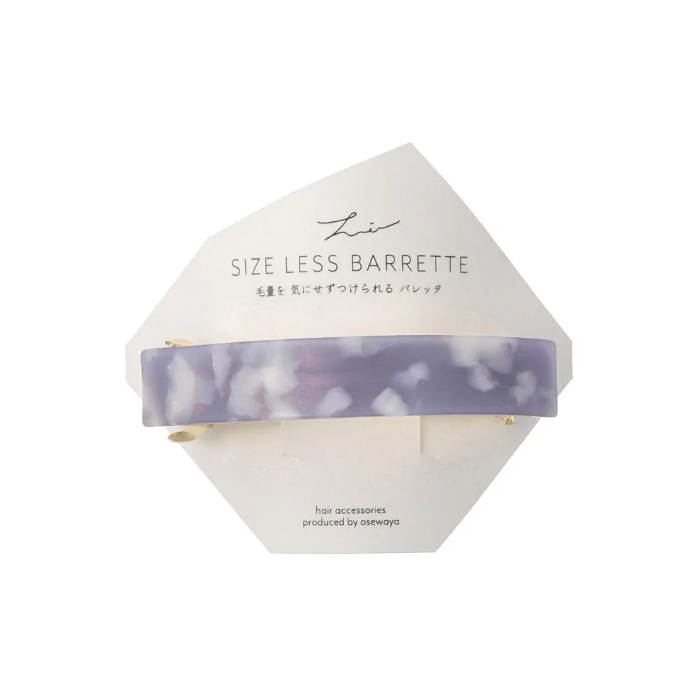 Rectangle Acetate Marble Hair Barrette