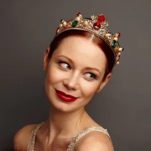 Red and Gold Tiara