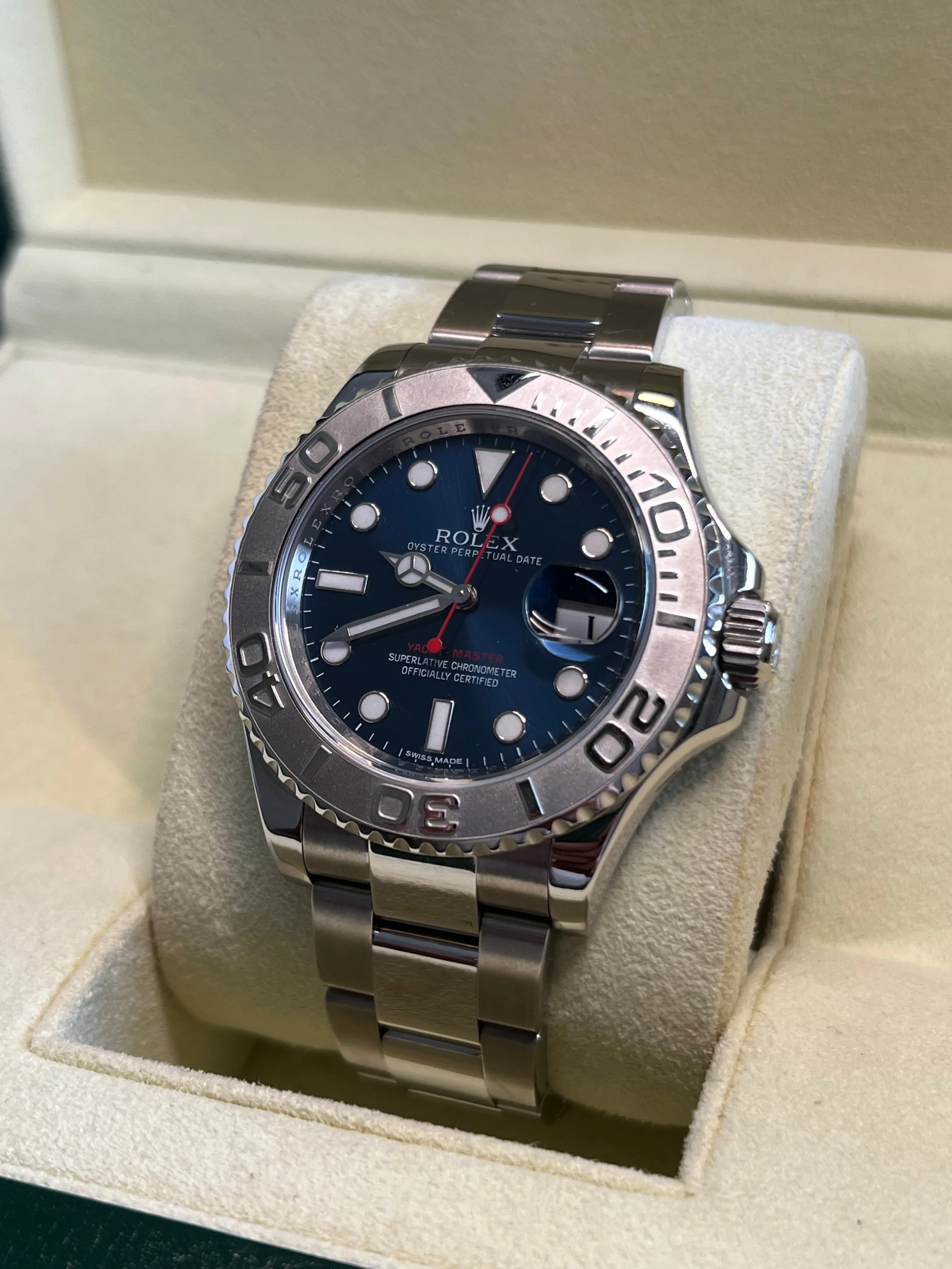 Rolex - Pre-owned Yacht-Master 40mm 116622 Blue Dial