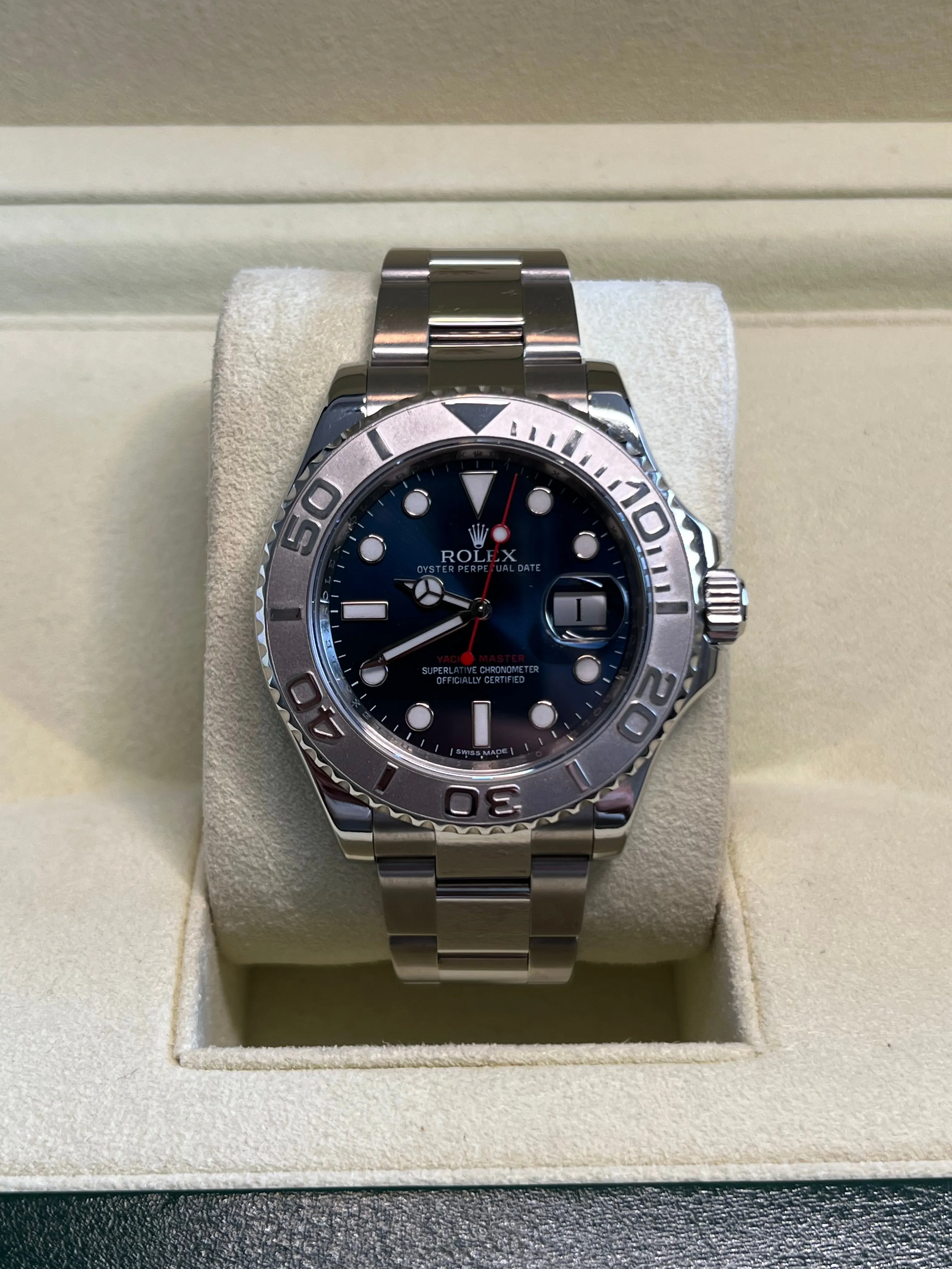 Rolex - Pre-owned Yacht-Master 40mm 116622 Blue Dial