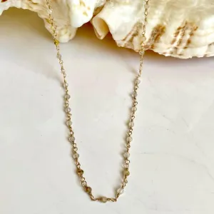 Rosary Quartz Necklace