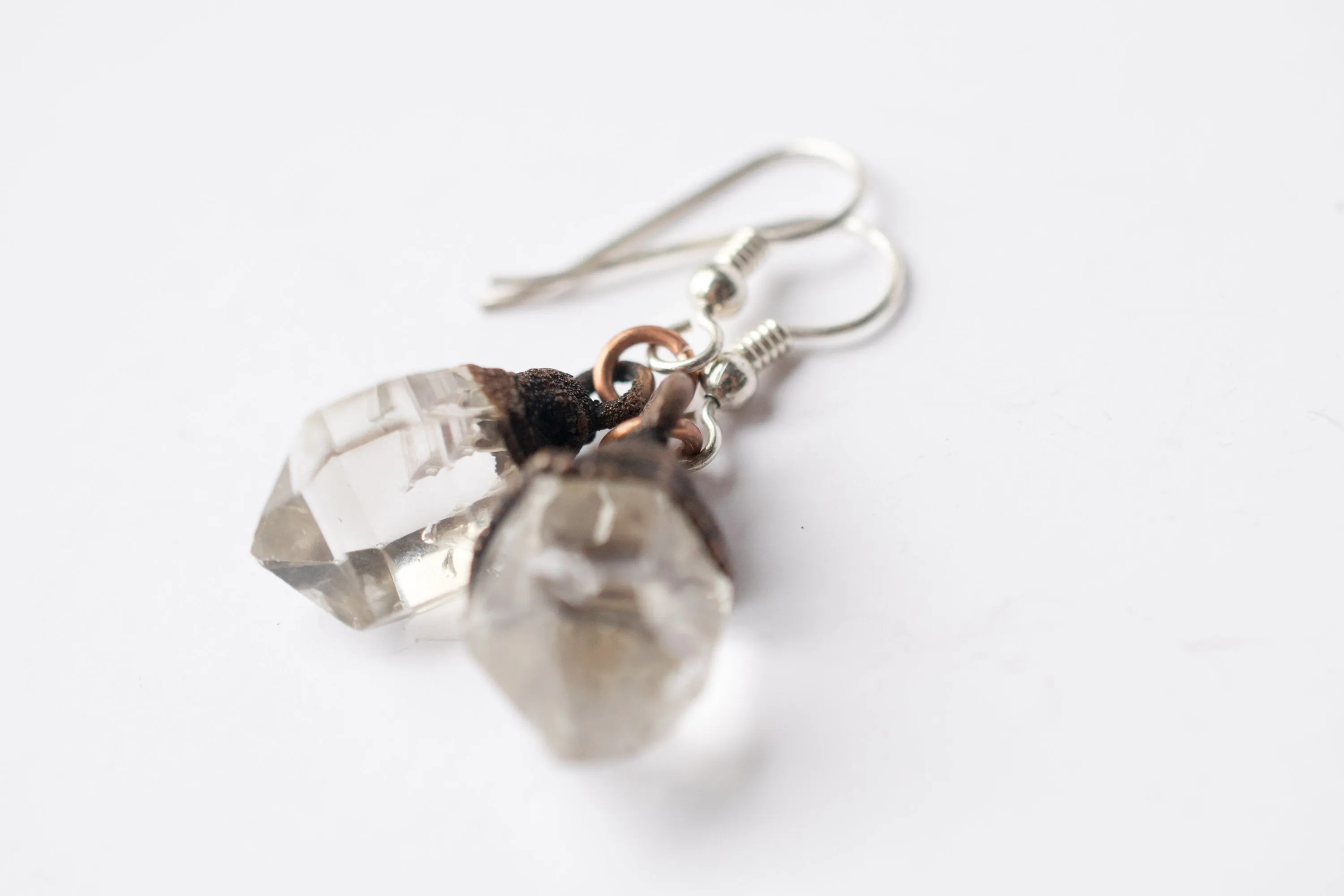 SALE Raw crystal  | Quartz crystal earrings