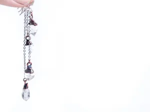 SALE Raw crystal  | Quartz crystal earrings