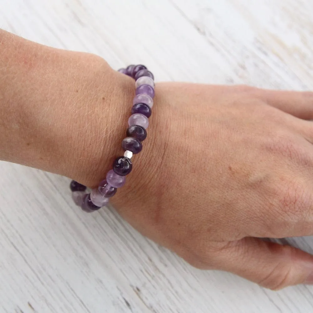 Scout Amethyst Stone Stacking Bracelet