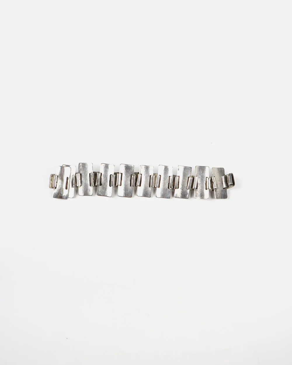 Silver x Amethyst Panel Bracelet