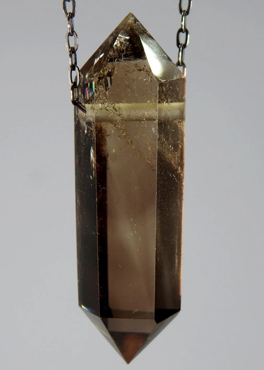 Smoky Quartz Crystal Necklace