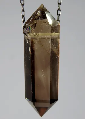 Smoky Quartz Crystal Necklace