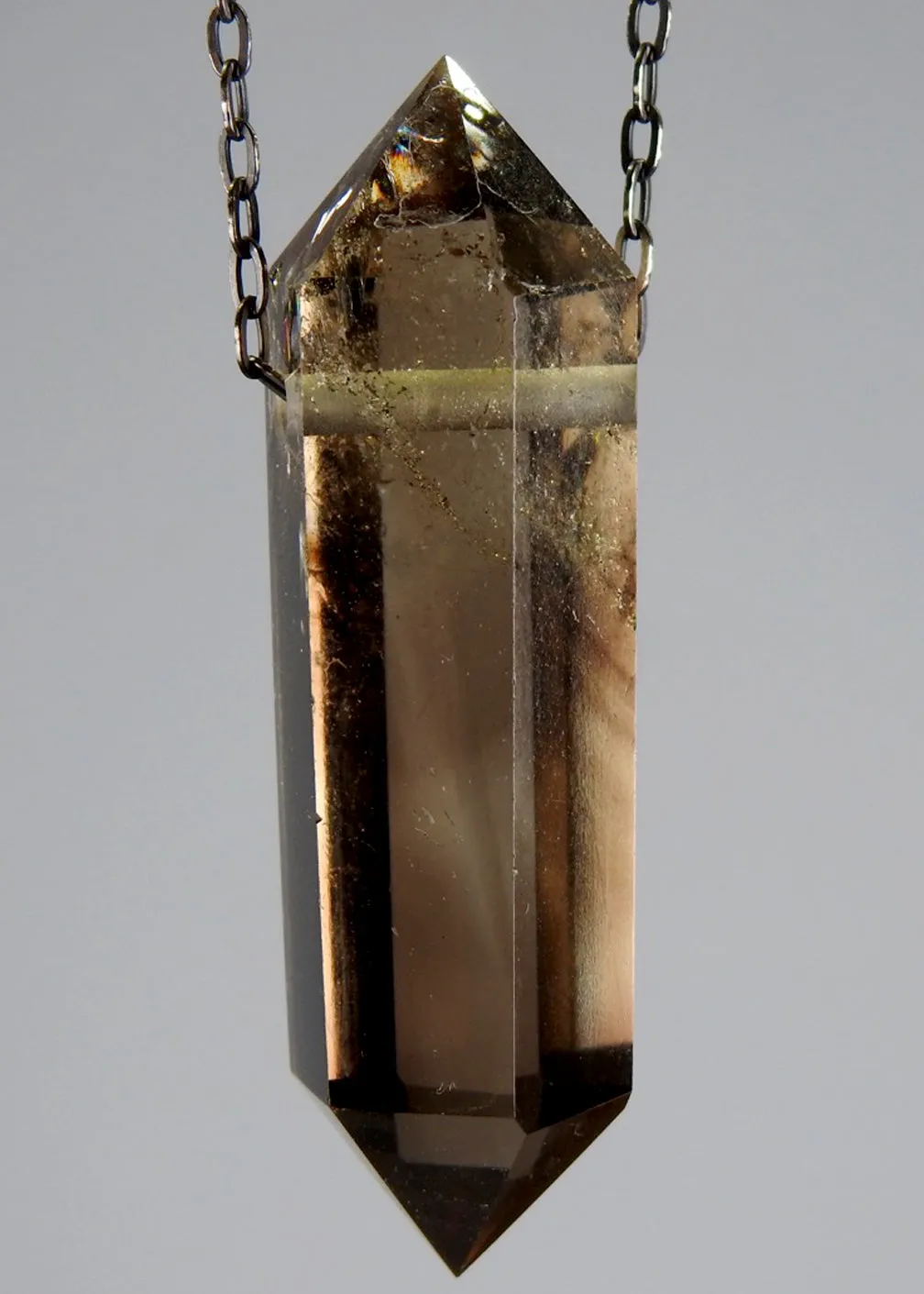 Smoky Quartz Crystal Necklace