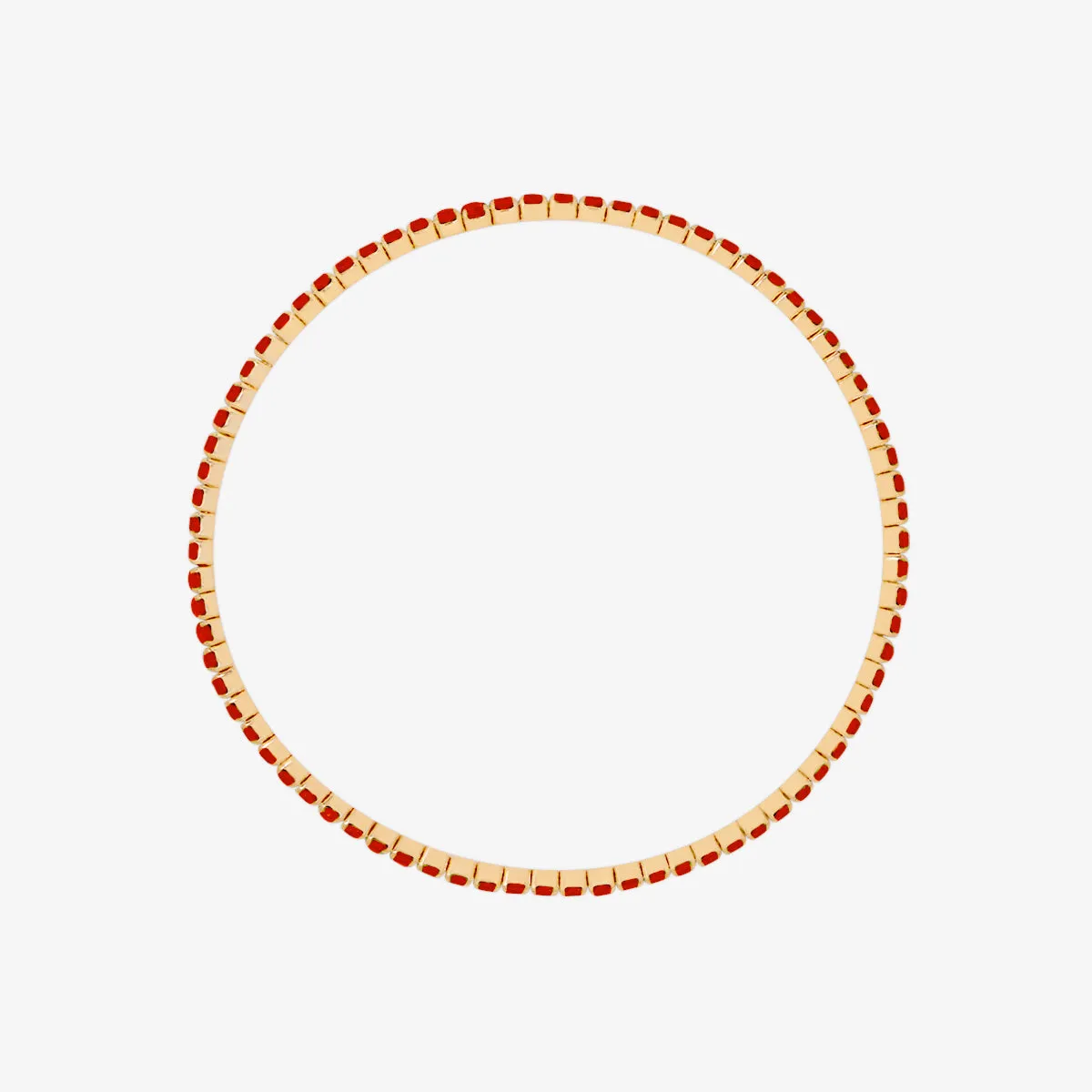 Stretchable tennis chain bracelet