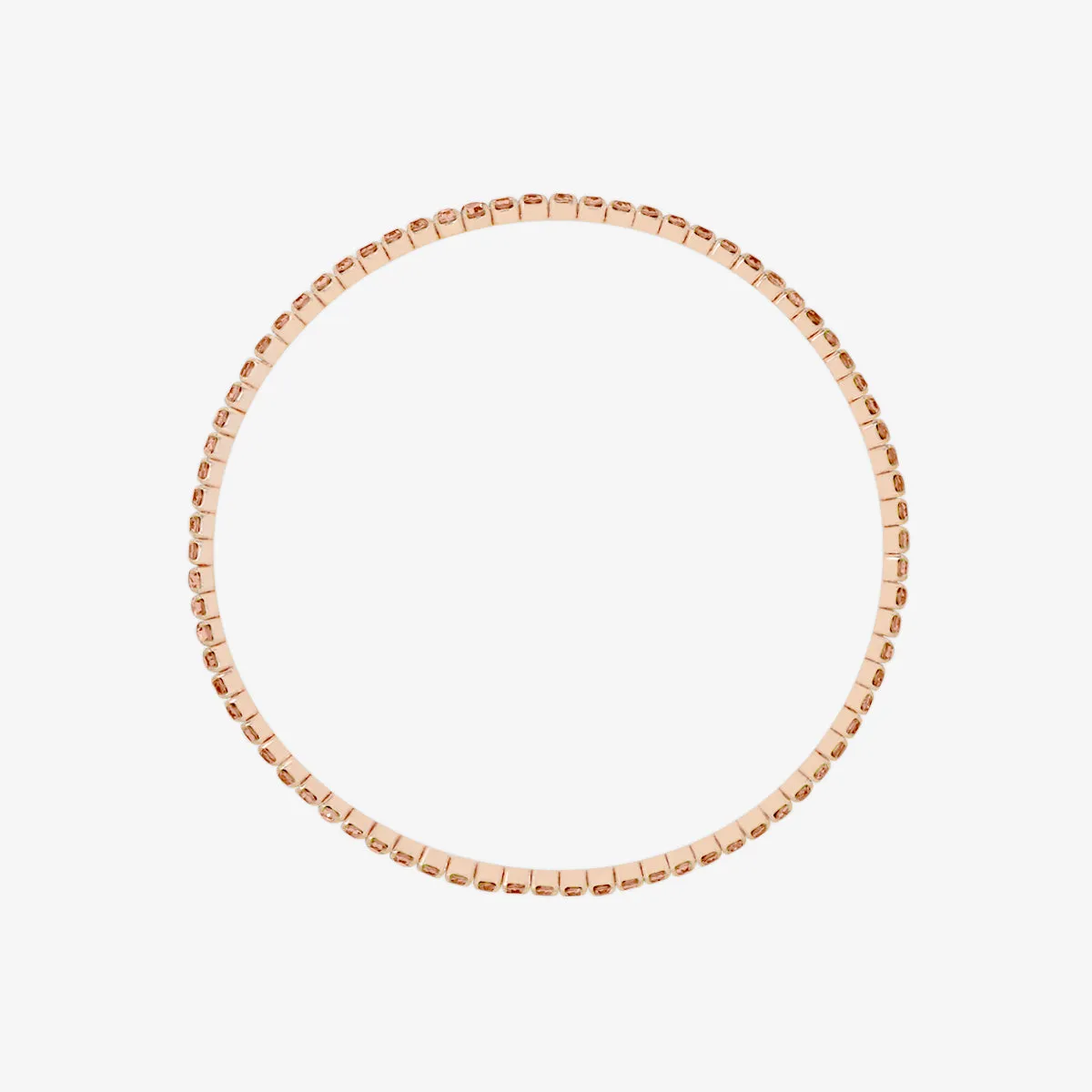 Stretchable tennis chain bracelet