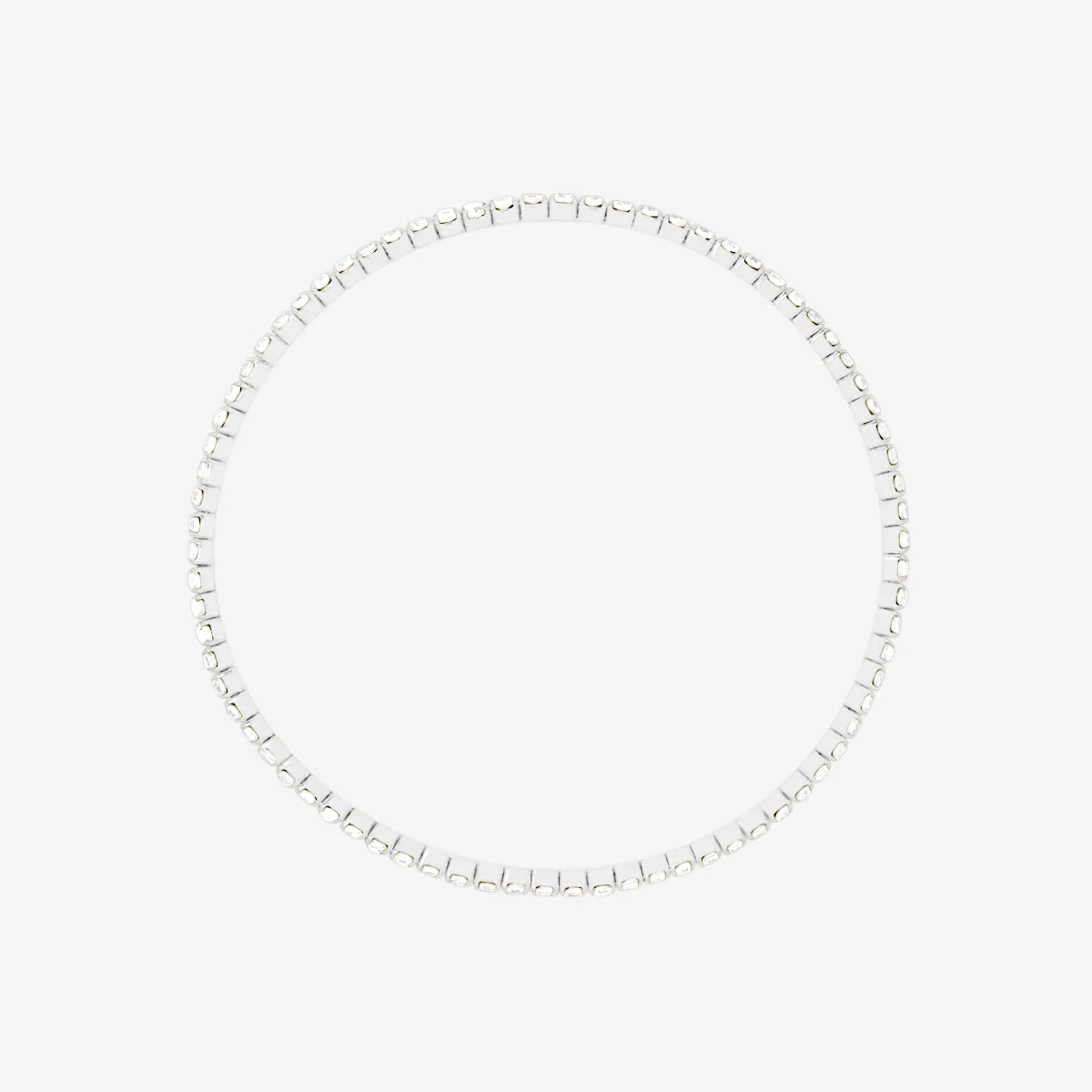 Stretchable tennis chain bracelet