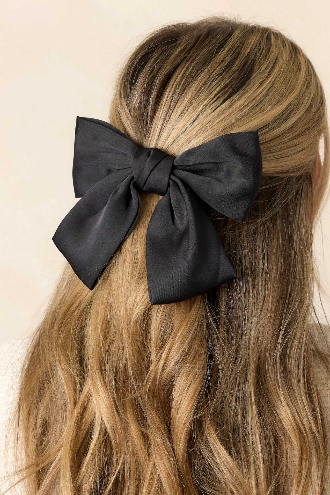 The Only Reason Black Clip In Bow
