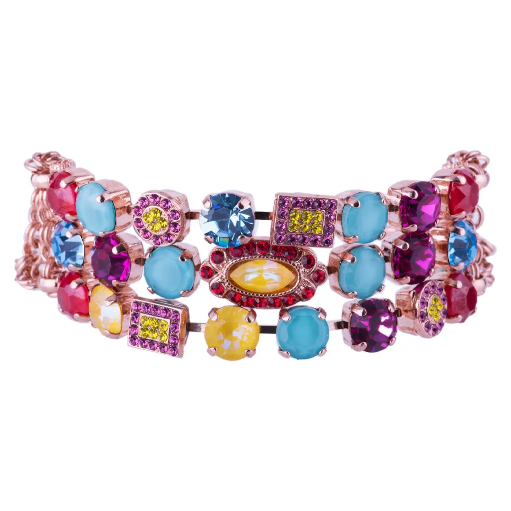 Triple Medium Elemental Bracelet in "Pretty Woman" *Custom*