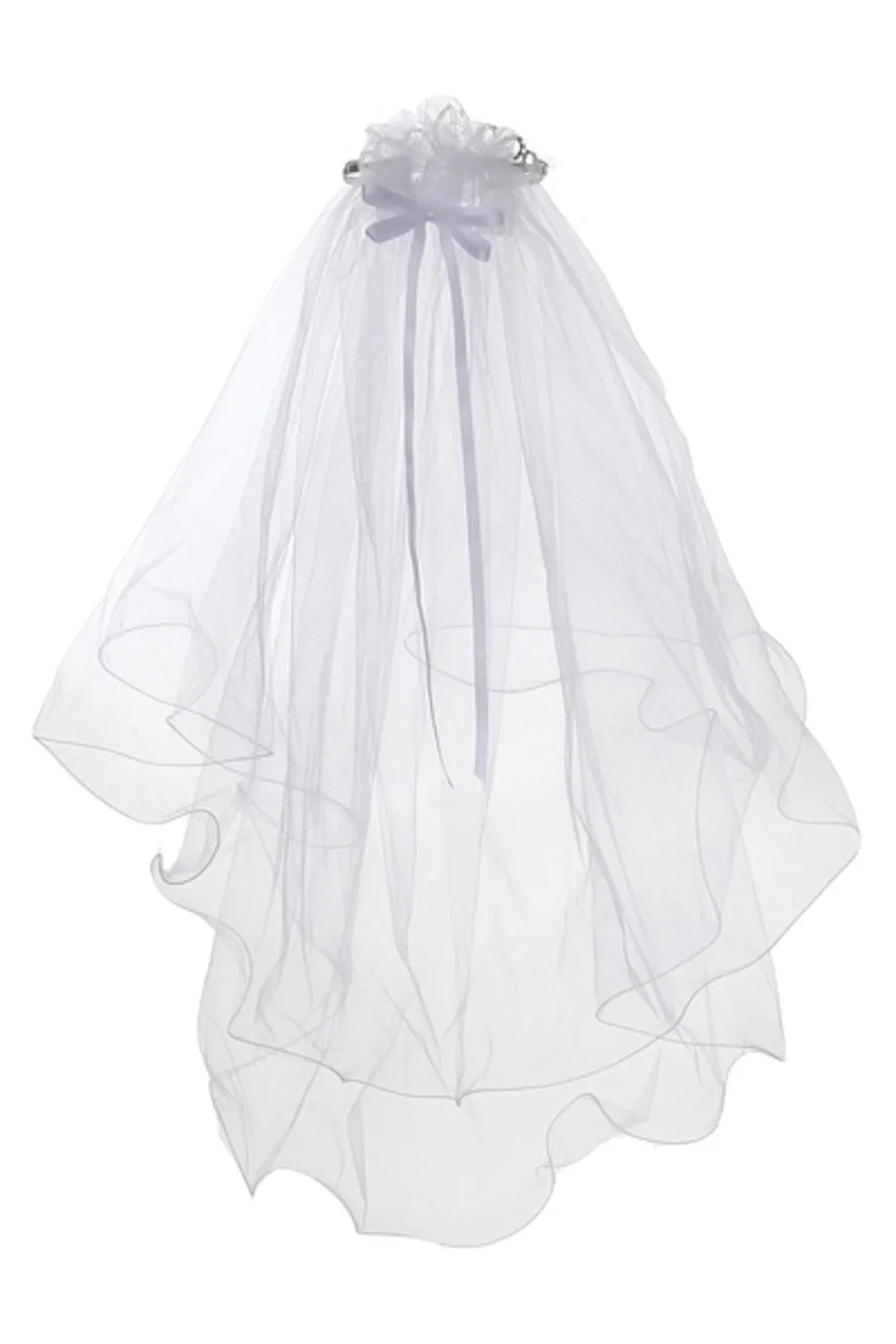 VEIL016 Cross Tiara with Veil