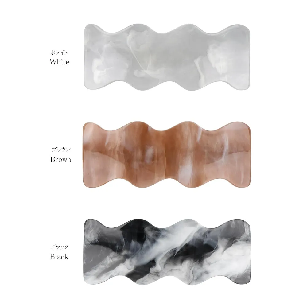Wavy Plate Hair Barrette
