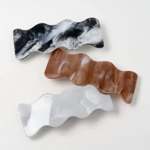 Wavy Plate Hair Barrette