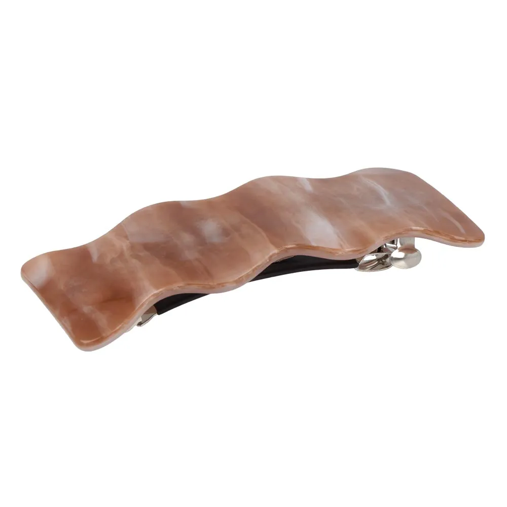 Wavy Plate Hair Barrette