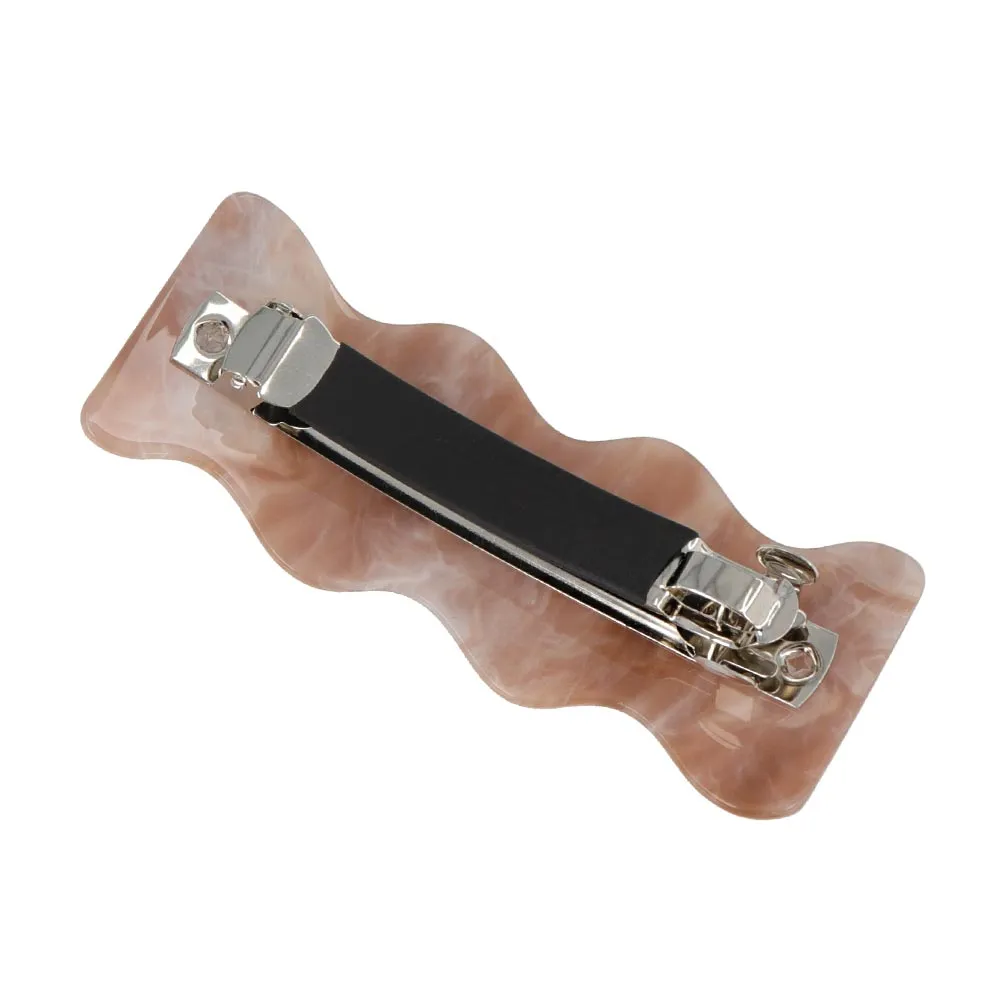 Wavy Plate Hair Barrette