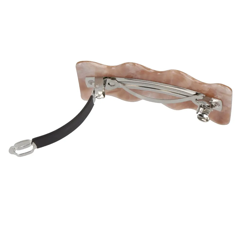 Wavy Plate Hair Barrette