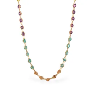 Woven Multi Color Necklace