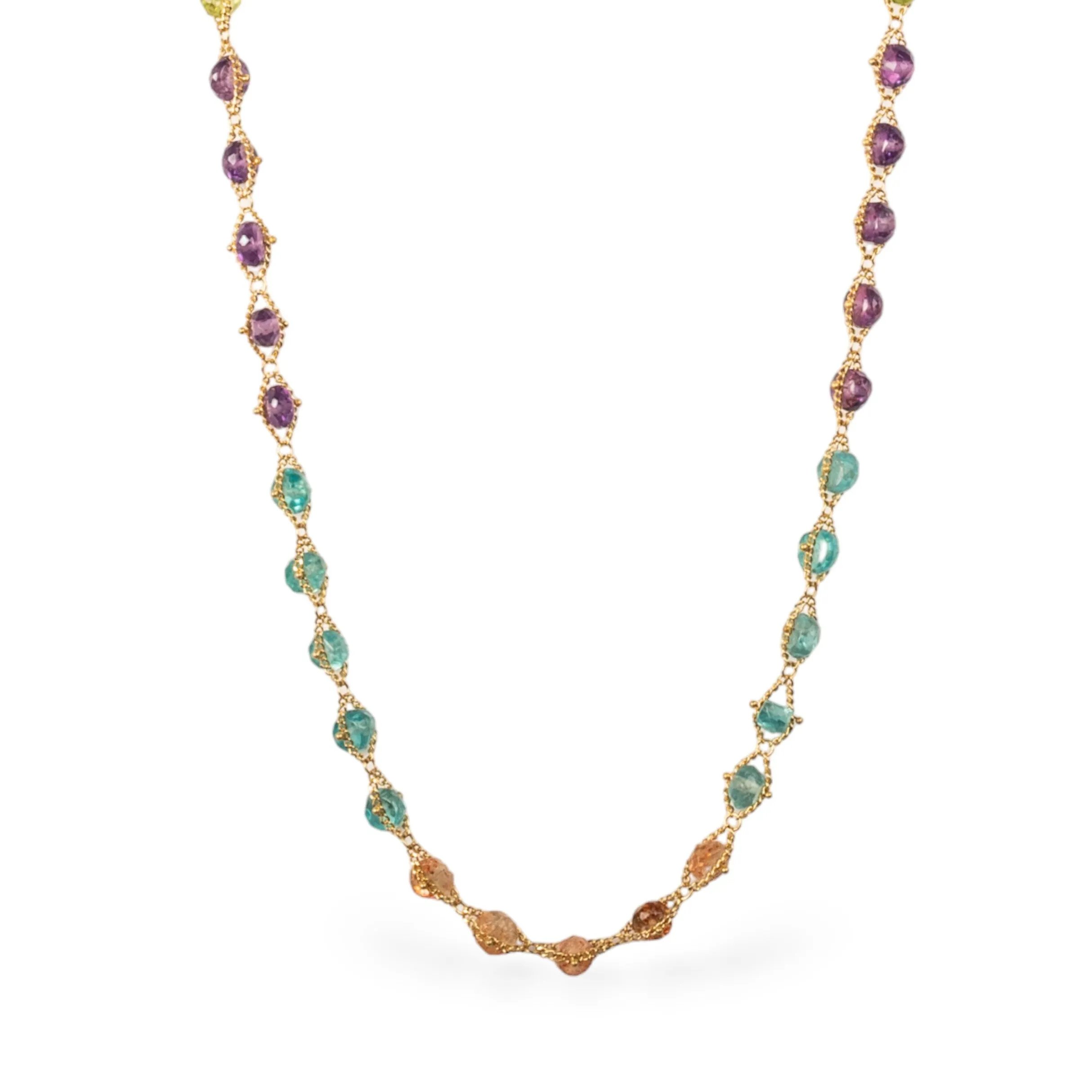 Woven Multi Color Necklace