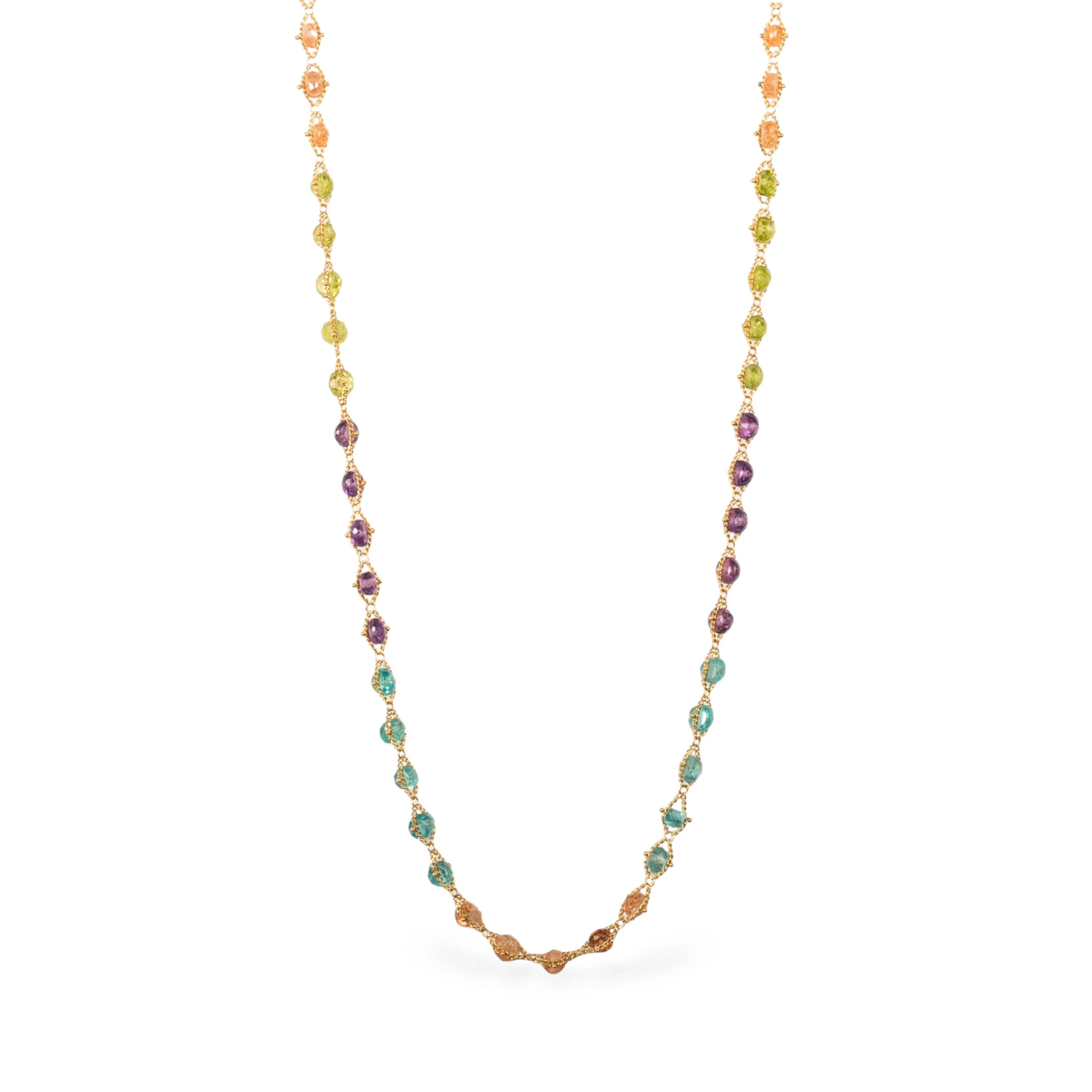 Woven Multi Color Necklace